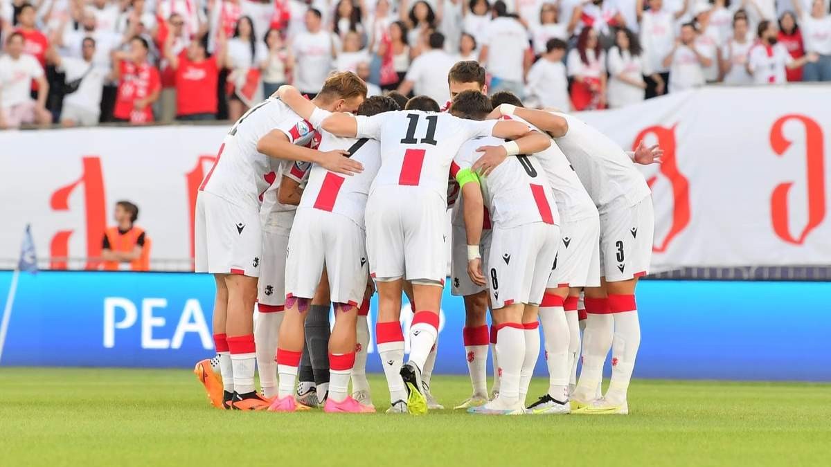 Das georgische U-21-Team im Viertelfinale der EURO-2023 ausgeschieden